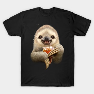 SLOTH & SOFT DRINK T-Shirt